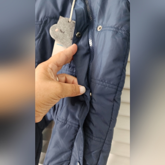 Baby Warm Snowsuit Blue Size 6-9 Months Designed In Portugal Winter lot 4 - Picture 2 of 10